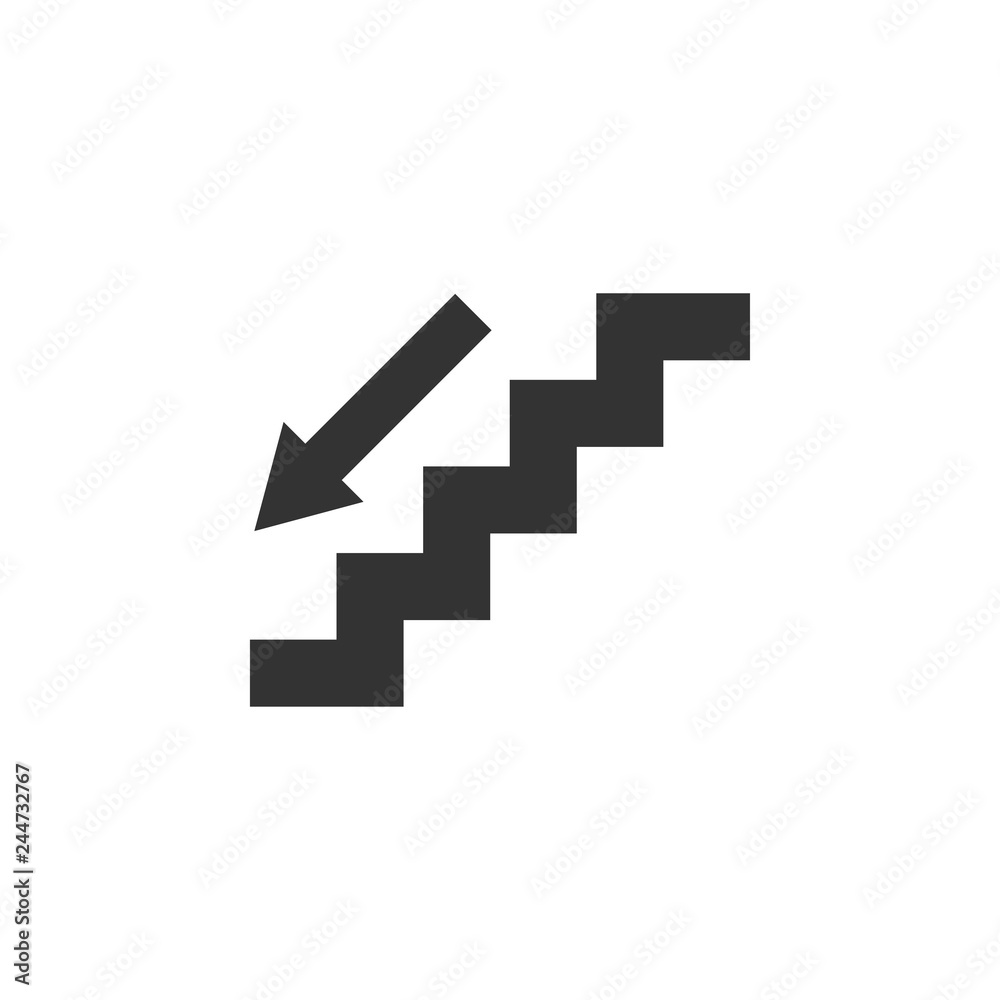 Stair icon graphic design template vector Stair icon graphic design template vector