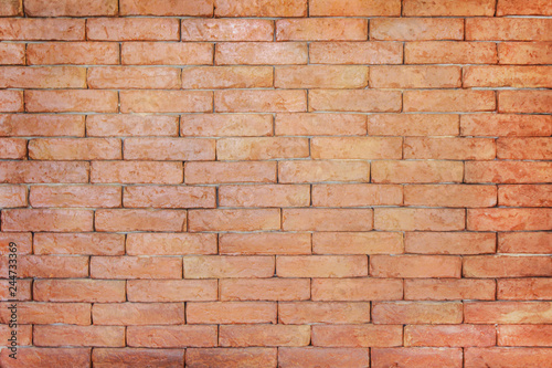 Old brick wall seamless patterns abstract in horizontal brown background