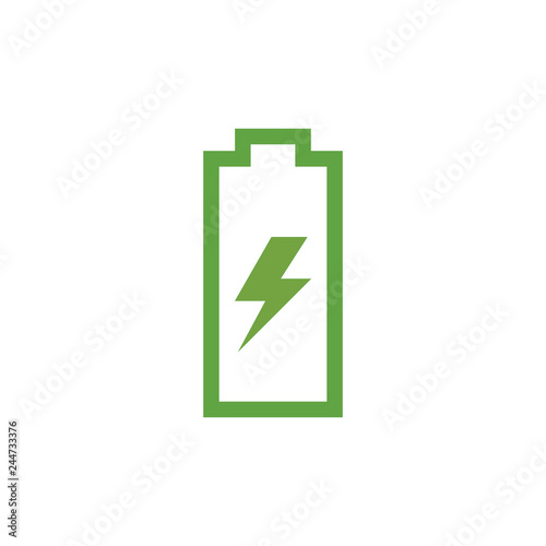 Battery icon graphic design template vector