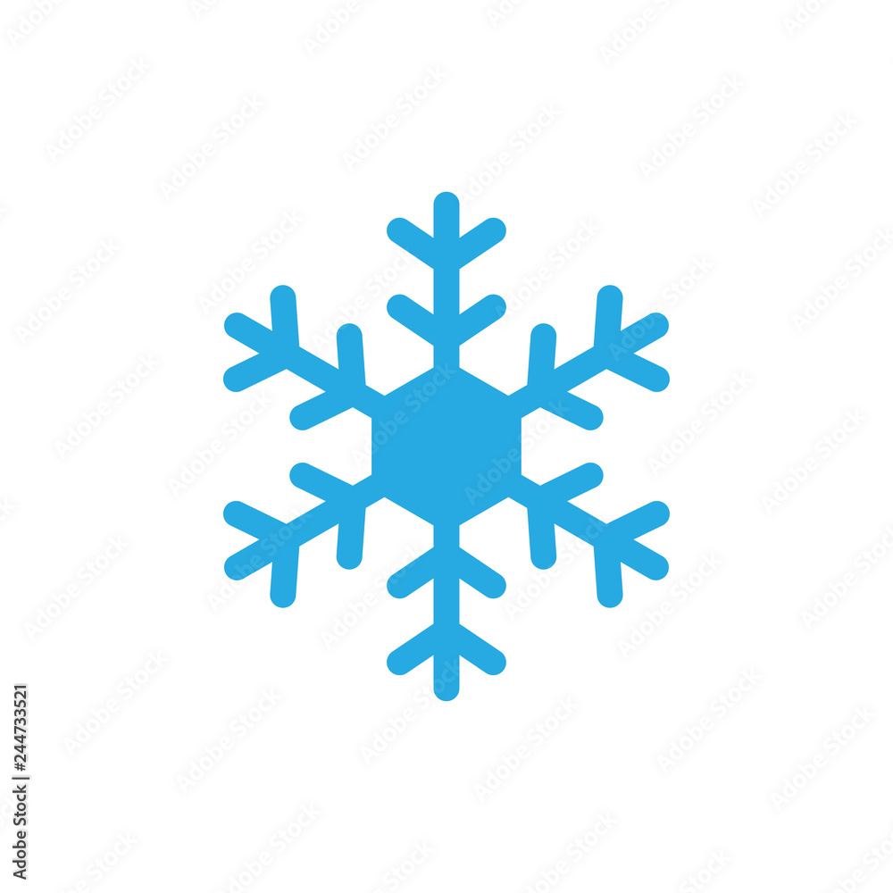 Snowflake icon graphic design template vector Snowflake icon graphic design template vector