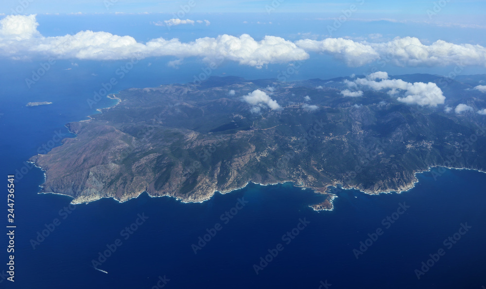 Flight over Cap Corse (Corsica) Flight over Cap Corse (Corsica)
