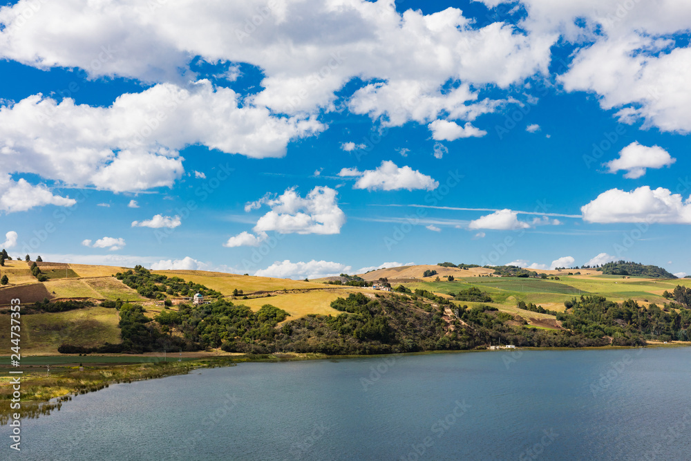 Fototapeta premium Laguna de Tota Lake Boyaca in Colombia South America