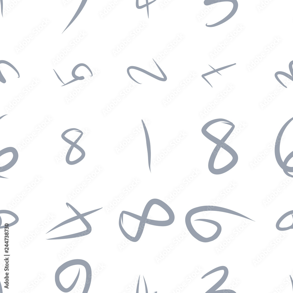 Seamless background abstract numbers, hand drawn for design, graphic resource. Backdrop, wallpaper, illustration & decoration. Seamless background abstract numbers, hand drawn for design, graphic resource. Backdrop, wallpaper, illustration & decoration.