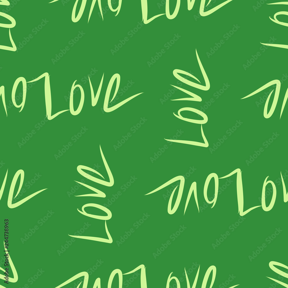 Obraz premium Seamless abstract conceptual hand drawn love for valentine day, celebrations or anniversary.