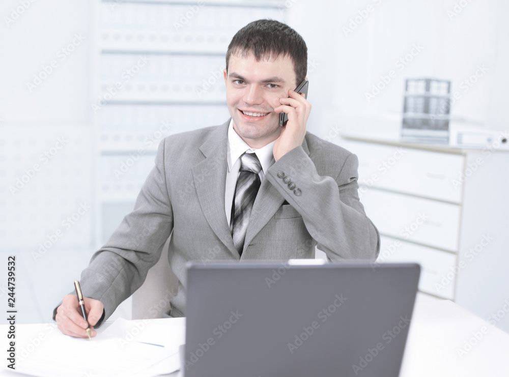 young businessman working in the office.photo with copy space young businessman working in the office.photo with copy space