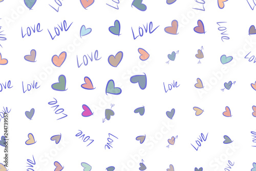 Background abstract love for valentine day  celebrations or anniversary  hand drawn for design  graphic resource.