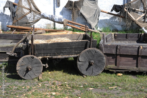 Handwagen aus dem Mittelalter photo