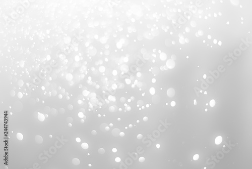 abstract white background with blur soft bokeh light effect