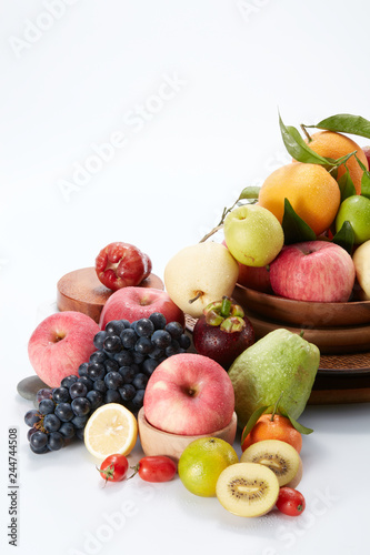 Fototapeta Naklejka Na Ścianę i Meble -  A wide variety of fruits background
