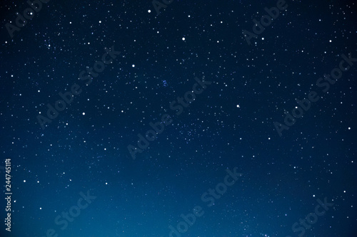starry night sky fully with the stars photo