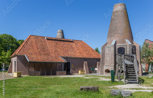 Historic lime kiln in the center of Hasselt, Netherlands