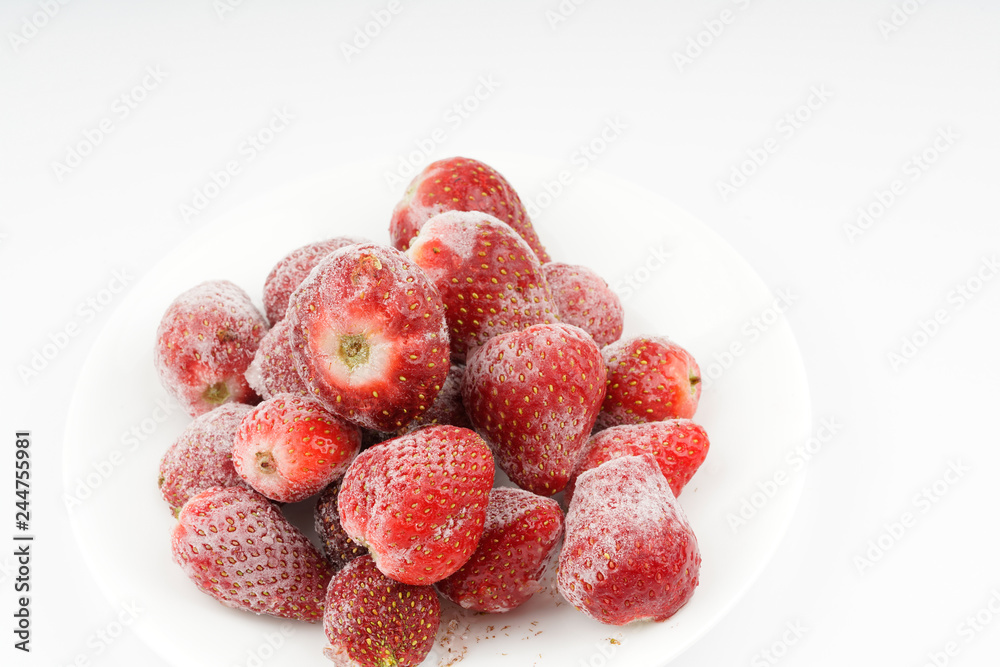 Frozen strawberries Frozen strawberries
