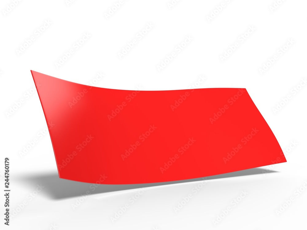 Blank car bumper sticker for print advertisement and mock up. 3d render illustration. Blank car bumper sticker for print advertisement and mock up. 3d render illustration.