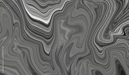Background black and white with illustration of marble. Beautiful background for a wallpaper template, pattern with lines and waves for different purposes.