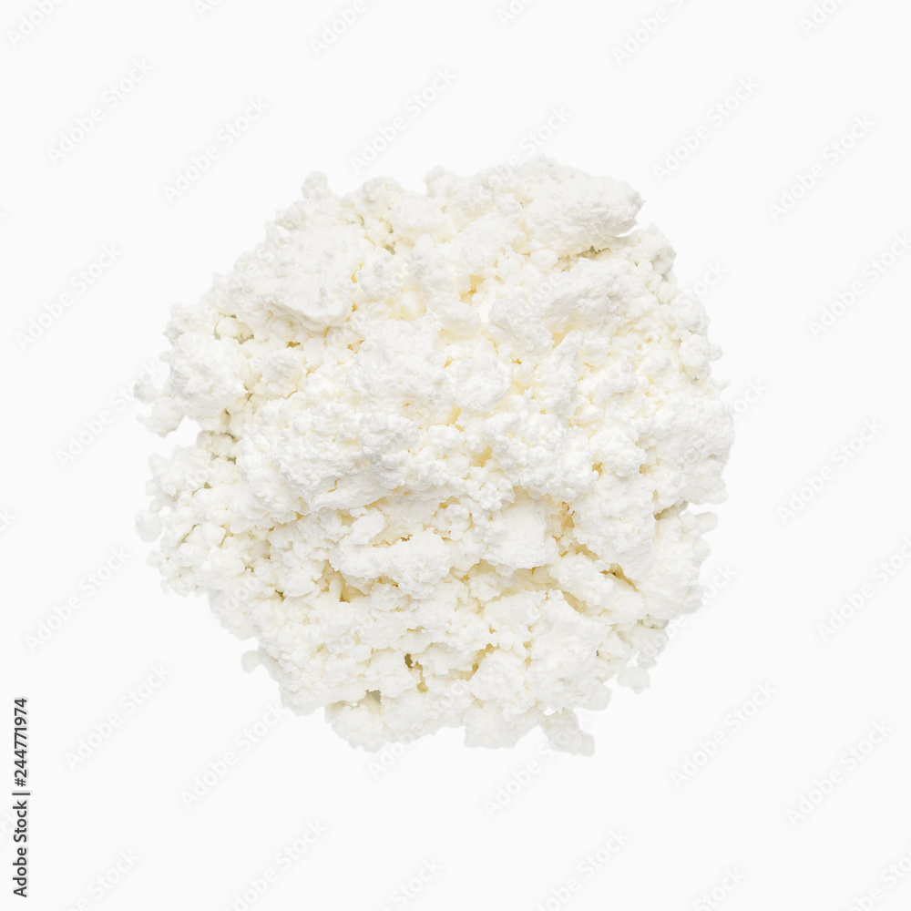 Cottage cheese top view