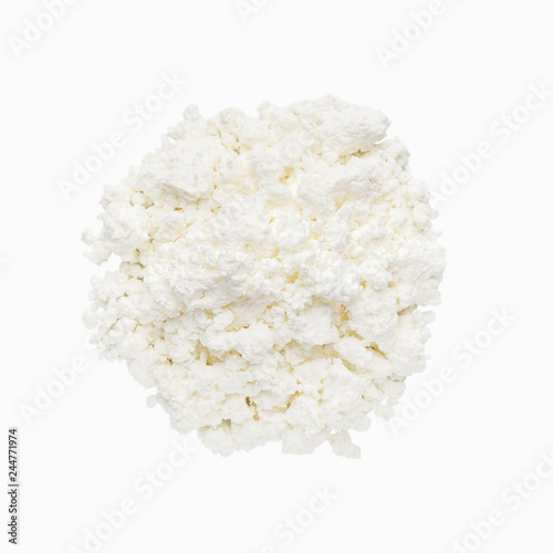Cottage cheese top view