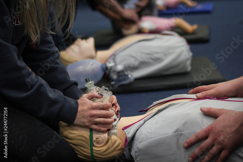 Obraz na płótnie CPR Emergency Care 