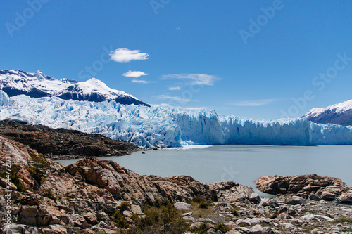Fototapeta Naklejka Na Ścianę i Meble -  A Glacier And It's Lake