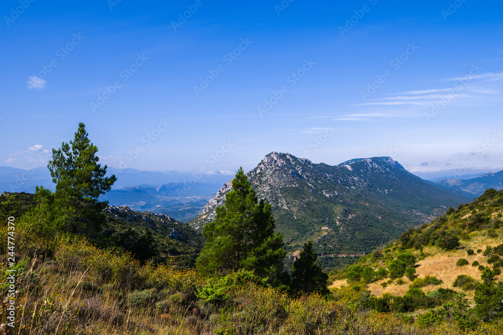 Fototapeta premium Massif des Corbières