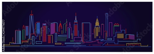 New York City Skyline © mauromod