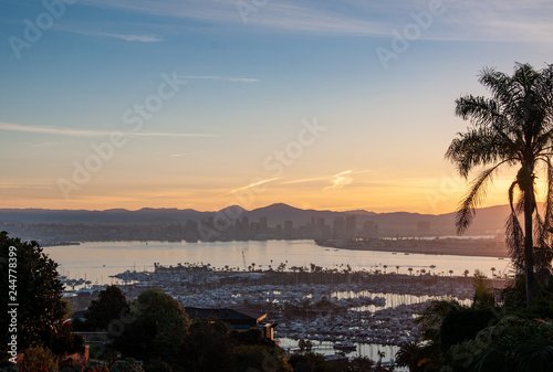 Sunrise in Downtown, San Diego, CA