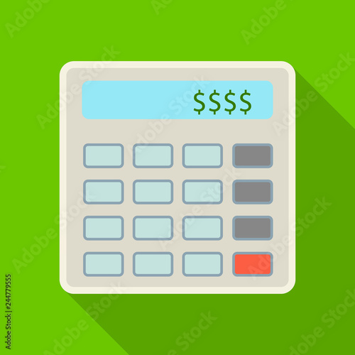 Vector illustration of bank and money symbol. Set of bank and bill stock symbol for web.