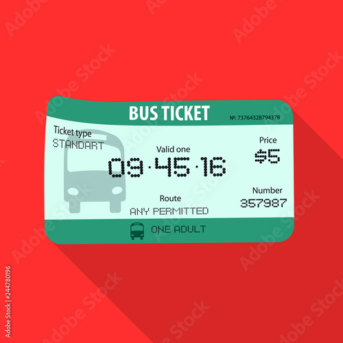 Vector illustration of ticket and admission icon. Collection of ticket and event vector icon for stock.