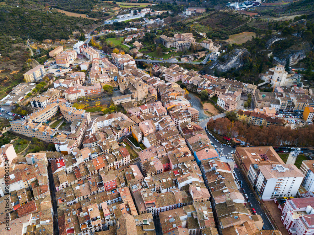 Day view of historic part of Estella-Lizarra. Spain