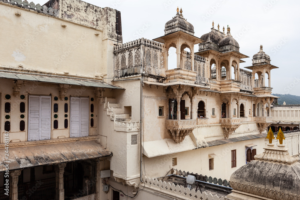 Udaipur Palace balcony, India