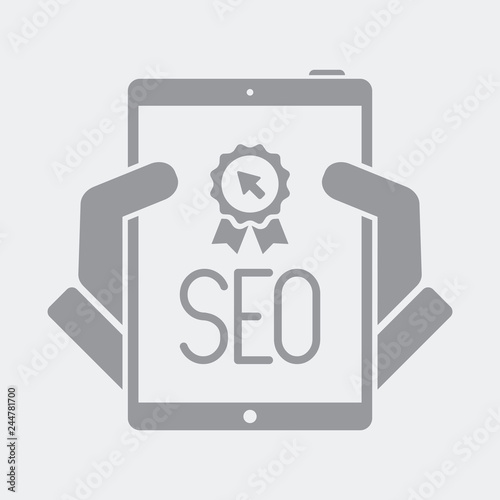 Premium digital seo services on tablet