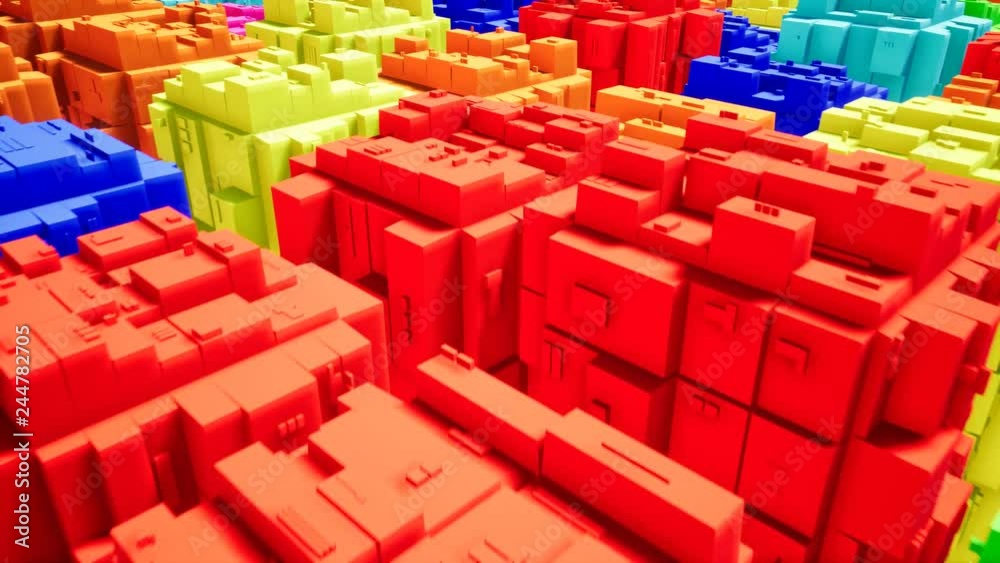 Close Up Building Toy Brick