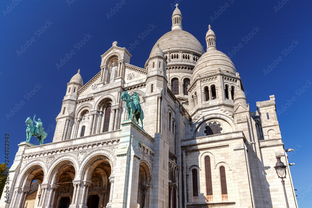 Paris. Sacre Coeur in the early morning.