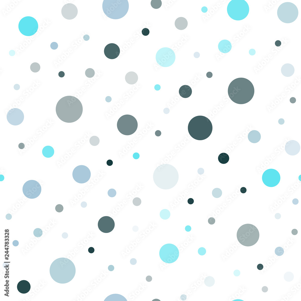 Light Pink, Blue vector seamless background with bubbles.