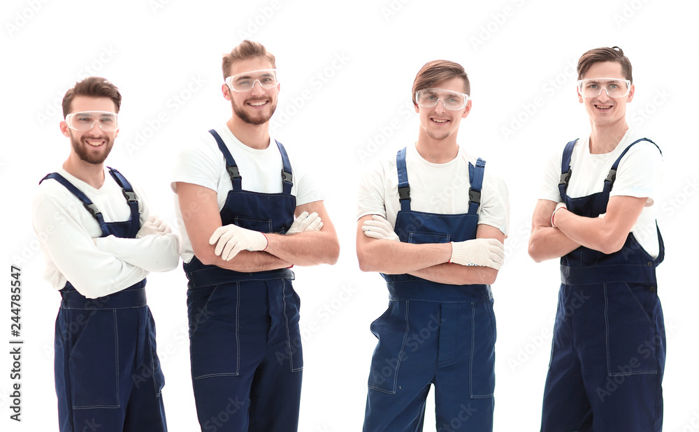 professional team of industrial workers professional team of industrial workers