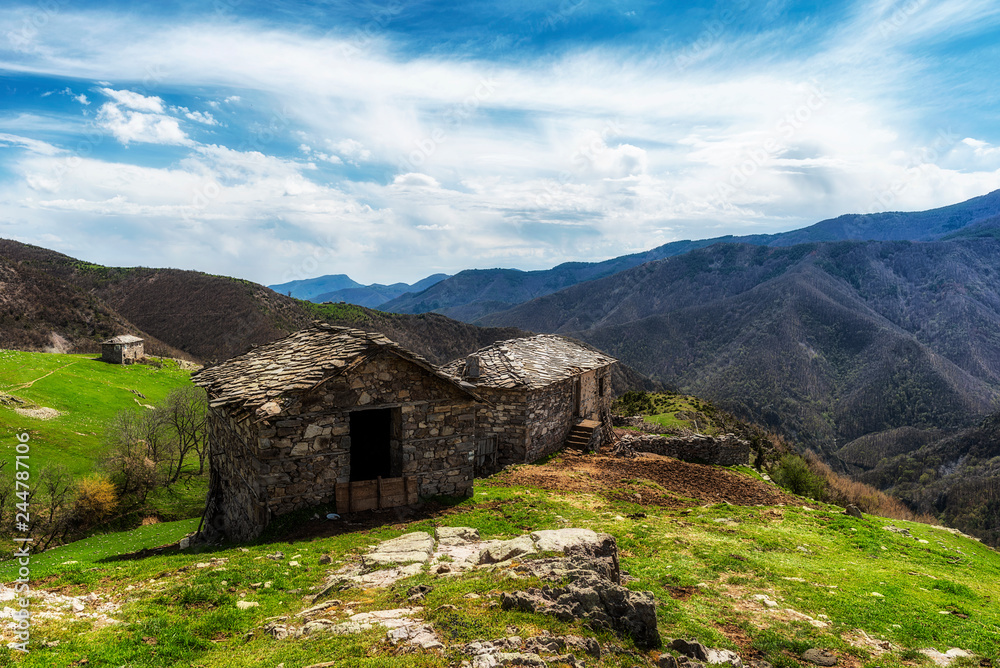 Old mountain village in Bulgaria