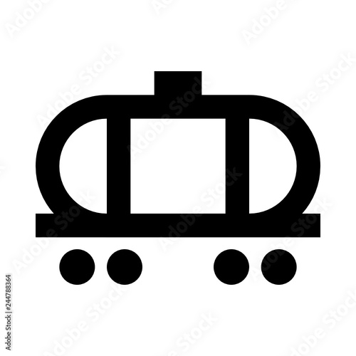 Railway carriage tank