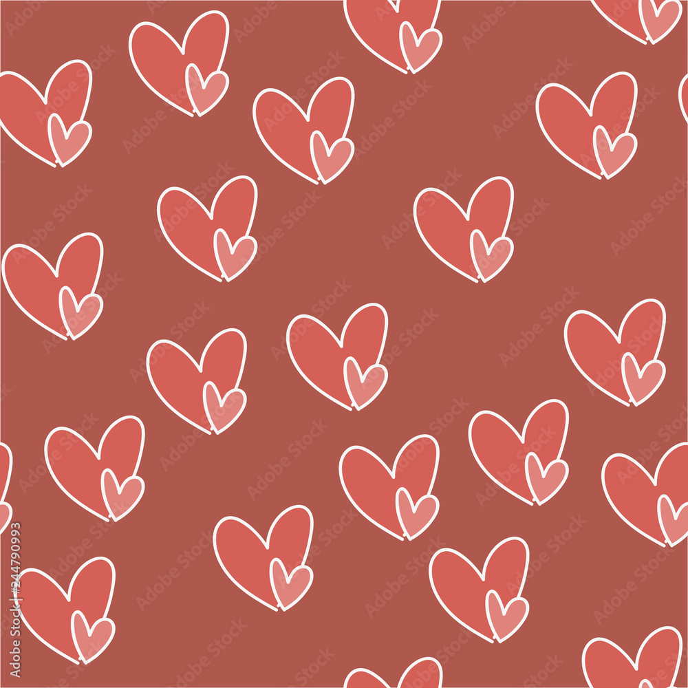 Seamless pattern for Happy Valentine Day, Vector Seamless pattern for Happy Valentine Day, Vector