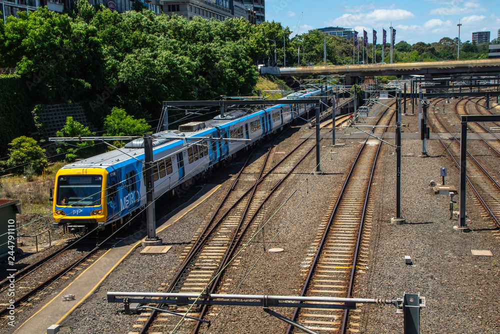 Fototapeta premium Trem/Metrô