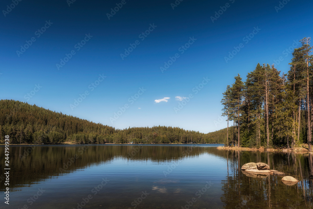 Lake in Rodopa mountain, Bulgaria Lake in Rodopa mountain, Bulgaria
