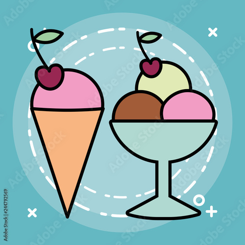 ice cream cone design