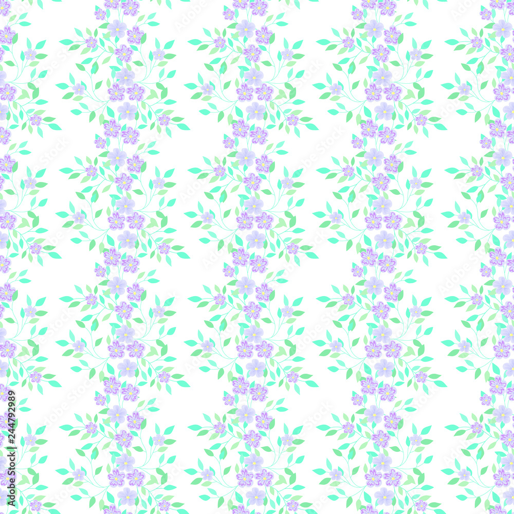 Fashionable pattern in small flowers. Floral seamless background for textiles, fabrics, covers, wallpapers, print, gift wrapping and scrapbooking. Raster copy Fashionable pattern in small flowers. Floral seamless background for textiles, fabrics, covers, wallpapers, print, gift wrapping and scrapbooking. Raster copy