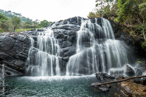 Baker's Falls, Horton Plains National Park. Sri Lanka