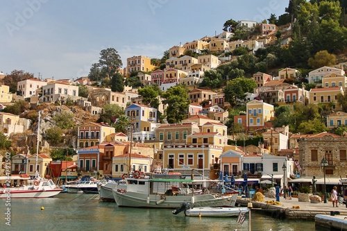 Hafenstadt Symi in Griechenland