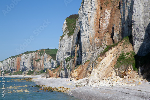 Felsenküste bei Yport, Normandie, Frankreich