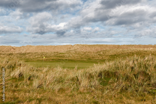 Fraserburgh Golfcourse in the Dunes in Scotland photo