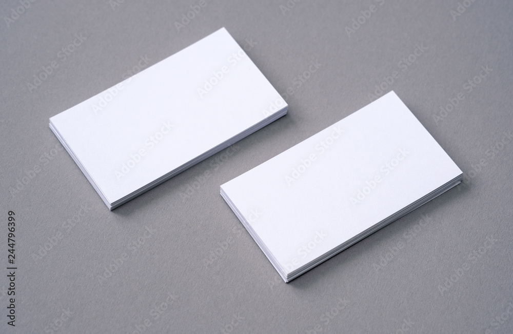 Business cards on the desk top. Business cards on the desk top.