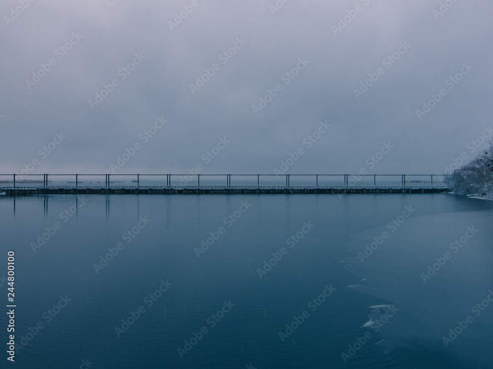 Obraz premium minimalistic sea landscape