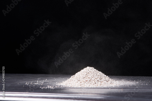 perlite for hydroponics vegetable on the pile