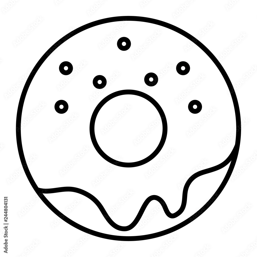 Obraz premium Sweet donut design