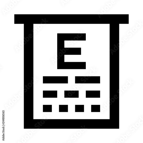 Oculist eyesight check
